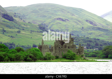 Kilchurn Castle, Loch Awe, Scotland, the ancestral home of the Campbells of Glen Orchy. Stock Photo