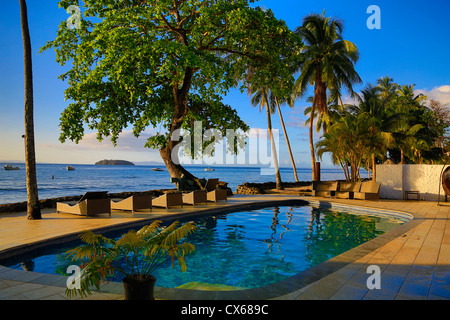Garden Island Resort, Taveuni, Fiji Stock Photo