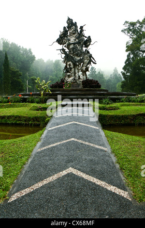 Kumbakarna Laga statue in Eka Karya Botanical Garden, Bedugul, Bali, Indonesia. Stock Photo