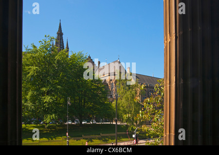 Glasgow University, spring colours, sunny; Strathclyde Region; Scotland Stock Photo