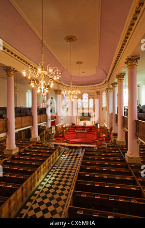 The interior of All Saints Church in the Lincolnshire Market Town of Gainsborough Stock Photo