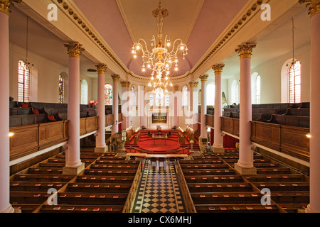 The interior of All Saints Church in the Lincolnshire Market Town of Gainsborough Stock Photo