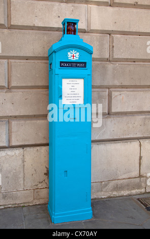 Police phone box Stock Photo