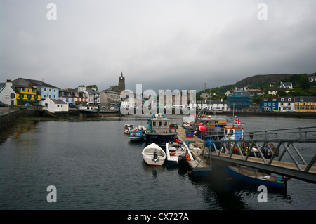 Tarbert Harbour On The Kintyre Peninsula Argyll and Bute Scotland Stock Photo