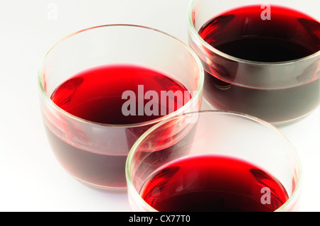 A Cup of Karkade Tea, Indian Sorrel Stock Photo