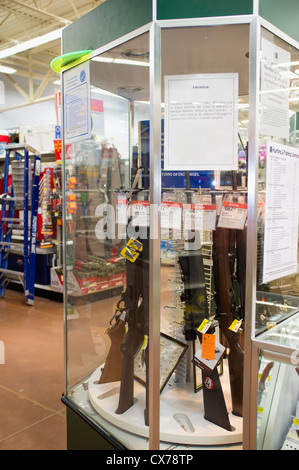 Guns for sale at Walmart store, USA Stock Photo - Alamy