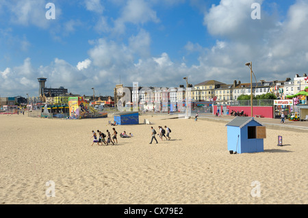 great yarmouth sandy beach norfolk england uk Stock Photo