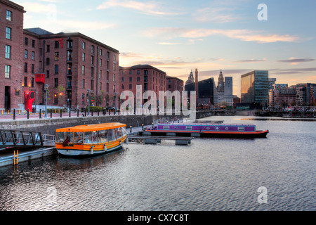 Albert Dock, Liverpool Waterfront, Liverpool, UK Stock Photo