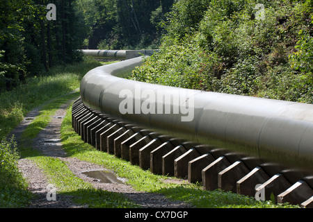 Water power plant pipe Stock Photo