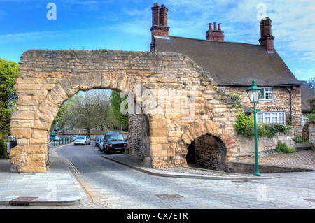 Newport Arch, Lincoln, Lincolnshire, England, UK Stock Photo