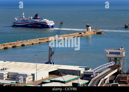 Trade port, Dover, Kent, England, UK Stock Photo