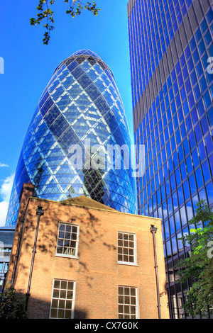 Swiss Re Headquarters, 30 St Mary Axe, London, UK Stock Photo