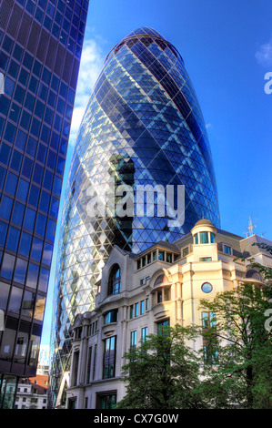 Swiss Re Headquarters, 30 St Mary Axe, London, UK Stock Photo