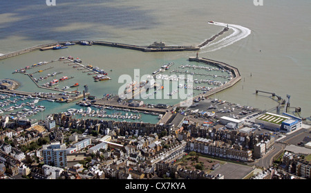 aerial view of Ramsgate harbour, Kent