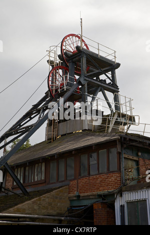 Pit head winding gear Stock Photo
