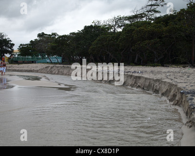 The mouth of a small river flowing into the sea Stock Photo - Alamy