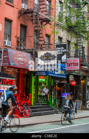 New York, NY, USA, 'Greenwich Village', Shopping, Street Scenes, Shops on Macdougal St., Manhattan , Stock Photo