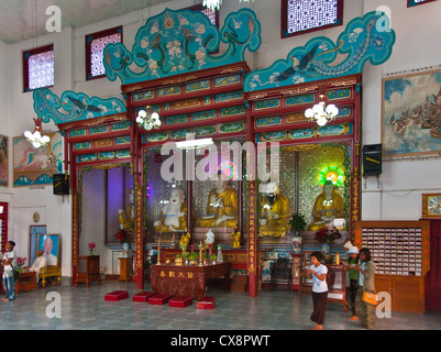 The CHINESE TEMPLE in the town of PYIN U LWIN also known as MAYMYO - MYANMAR Stock Photo