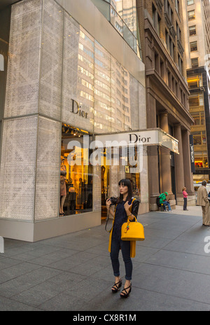 The Christian Dior store on East 57th street off of Fifth Avenue