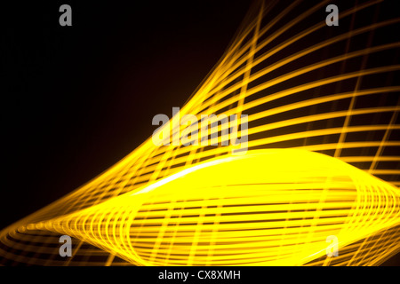 Abstract Physiogram light pattern Stock Photo