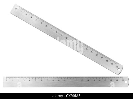 Metal ruler Imágenes recortadas de stock - Alamy