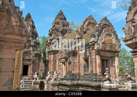 Banteay Srei temple Angkor Cambodia Stock Photo