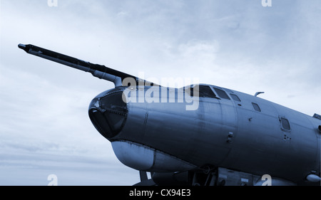 TU-95. Soviet strategic bomber Stock Photo