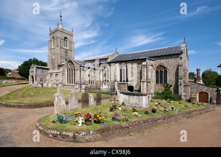 St Michael and All Angels Church Aylsham, Norfolk Stock Photo