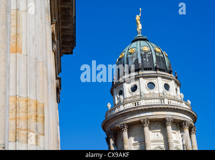 Dome of the French Cathedral on the Gendarmenmarkt  in Berlin, Germany