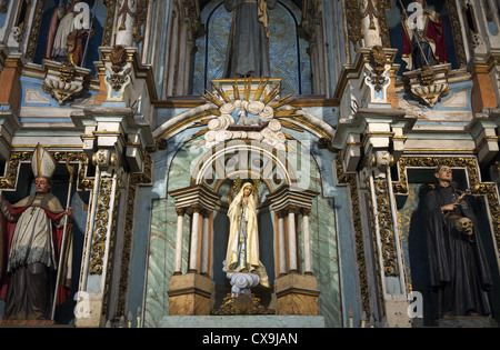 Santiago de Compostela, Spain. The Cathedral of Saint James' interior. Stock Photo