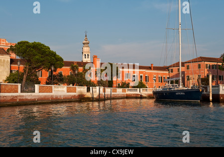 The Armenian monastery island of San Lazzaro degli Armeni, Venice, Italy Stock Photo