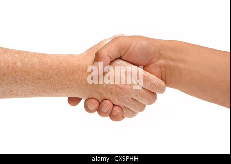 Hand shake Stock Photo