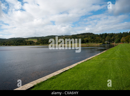 View Across Loch Gilp From Lochgilphead On The Kintyre Peninsula Argyll and Bute Scotland Stock Photo