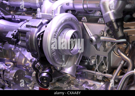 New Renault Truck Engine at the International Motor Show for Commercial Vehicles Stock Photo