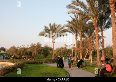 Al Azhar Park Cairo Egypt Stock Photo