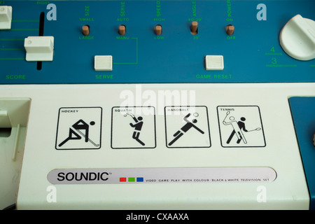 Soundic Console Retro Soundic Color console Stock Photo - Alamy