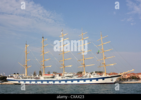 Tall ship Royal Clipper (Star Clippers Ltd.), IMO 8712178 Stock Photo