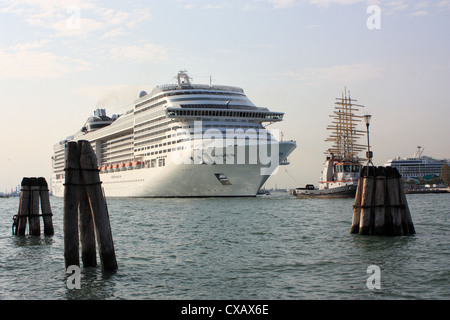 Cruise ship MSC Divina, IMO 9585285 Stock Photo