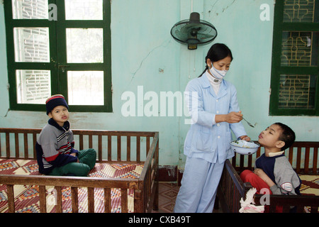 Vietnam, Centre for mentally handicapped children Stock Photo