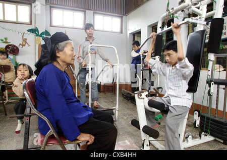 Vietnam, Centre for mentally handicapped children Stock Photo