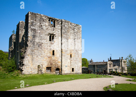 Barden Tower on the Bolton Abbey Estate, Wharfedale, Yorkshire Dales, Yorkshire, England, United Kingdom, Europe Stock Photo