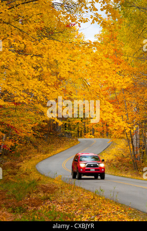 Millinocket to Baxter State Park Road, Maine, New England, United States of America, North America Stock Photo