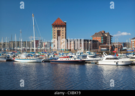 Swansea Marina, Swansea, Wales, United Kingdom, Europe Stock Photo