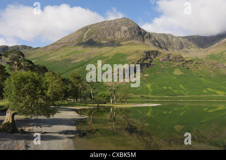 A corner of Lake Buttermere, Lake District National Park, Cumbria, England, United Kingdom, Europe Stock Photo