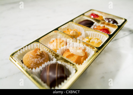 Hamburg, sweets in a box Stock Photo