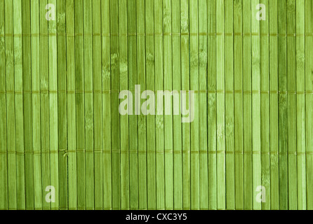 Traditional green bamboo pad texture Stock Photo