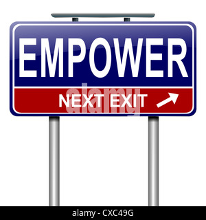 Empower. Stock Photo