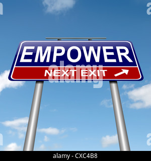 Empower. Stock Photo