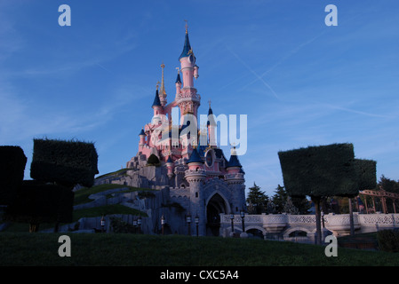 Sleeping Beauty's Castle Disneyland Resort Paris Stock Photo