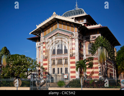 Bibliotheque Schoelcher (library), Fort-de-France, Martinique, Lesser Antilles,West Indies, Caribbean, Central America Stock Photo